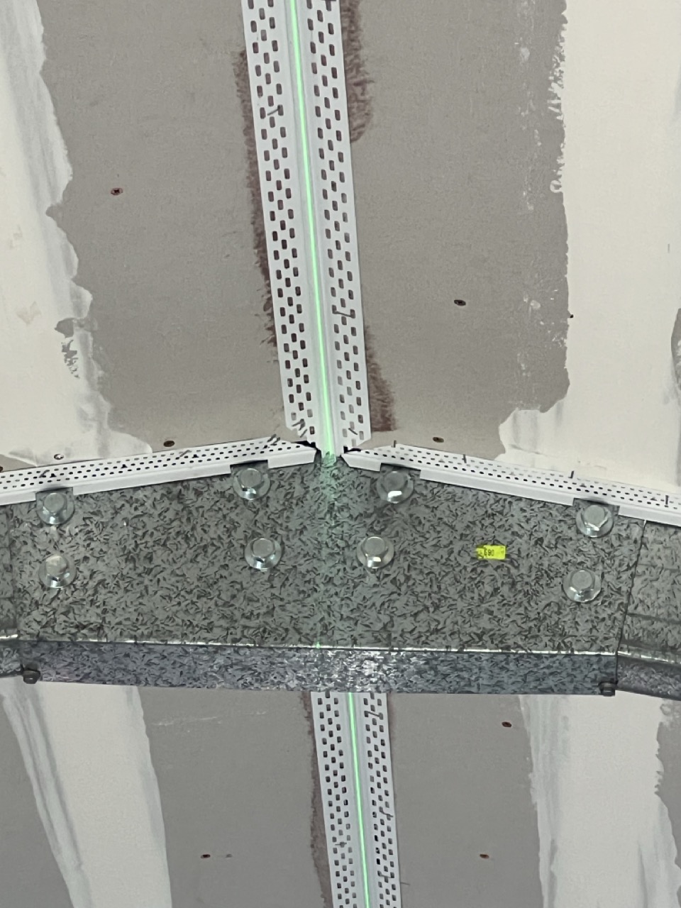 Detailed cornice and bulkhead plastering by Perks Plastering